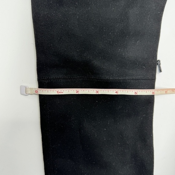 Stuart Weitzmen Black Vidaland 100MM Suede Over-the-Knee Boots - Picture 6 of 16